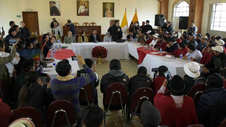 Equateur : premier dialogue direct entre manifestants et gouvernement