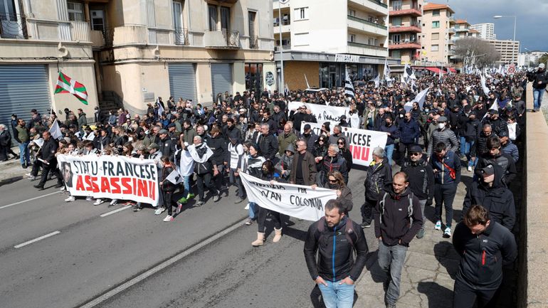 France : nouvelle manifestation en Corse, à haut risque politique
