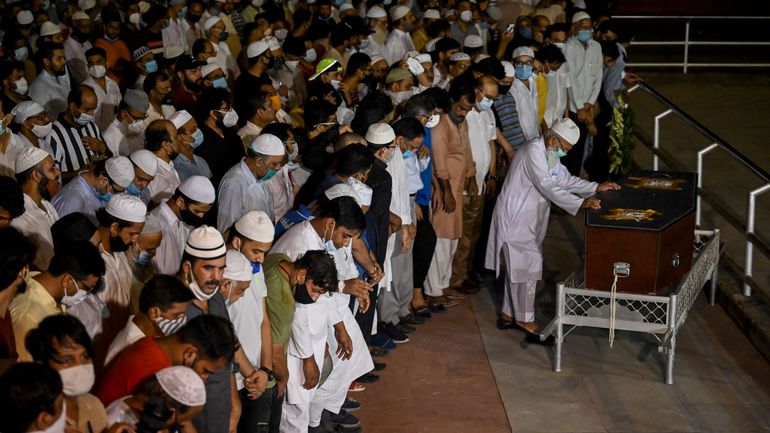 Danish Siddiqui, photographe pour Reuters tué en Afghanistan, a été inhumé en Inde hier soir