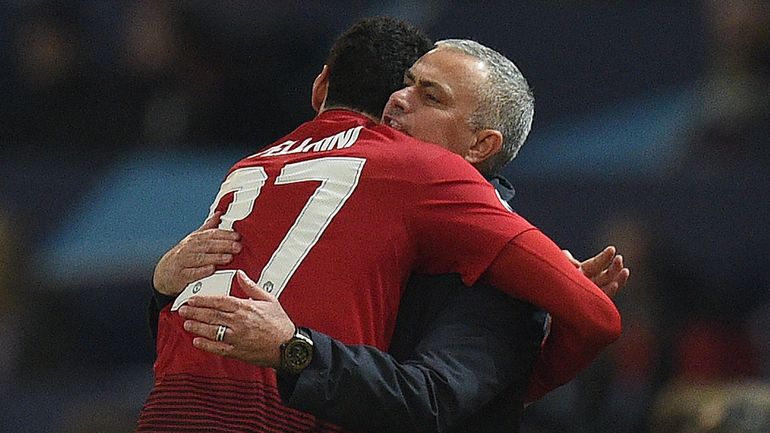 José Mourinho rend hommage à Marouane Fellaini : 