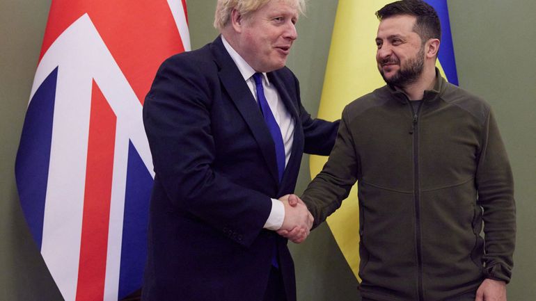 Crise au sein du gouvernement britannique : Zelensky espère que Boris Johnson ne 