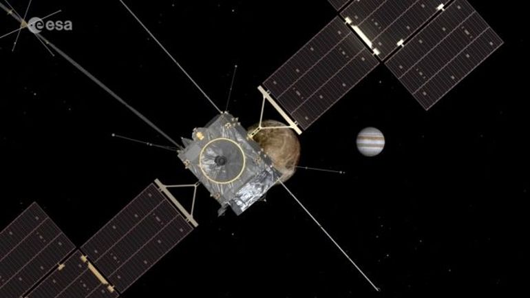 Décollage Ariane 5 : Juice, la mission européenne, à la découverte de Jupiter et de ses trois lunes glacées, à l'accent belge