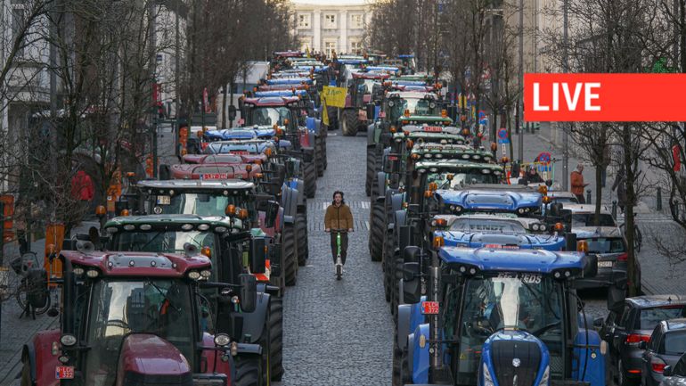 DIRECT - Colère du monde agricole : Bruxelles, des agriculteurs mécontents vont partir bloquer le ring à l'heure de pointe