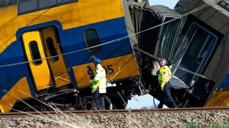 Accident de train aux Pays-Bas : plusieurs blessés ont pu quitter l'hôpital, 13 personnes toujours hospitalisées