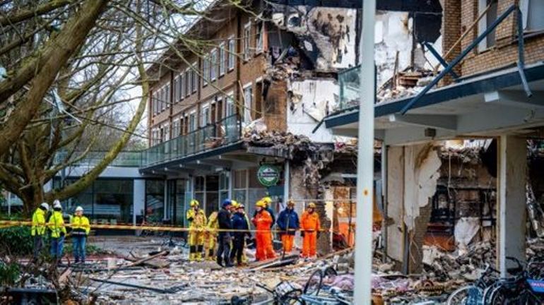 Explosion à La Haye : trois interpellations dans l'enquête sur l'explosion qui a soufflé un immeuble