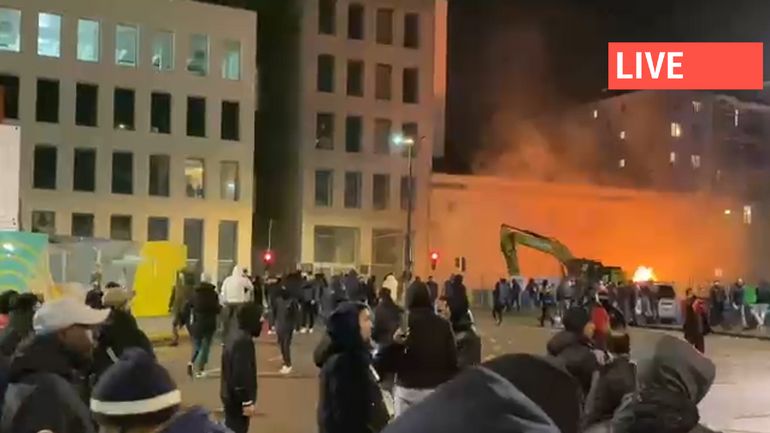 Match Maroc-Espagne : la police disperse la foule avec des fumigènes