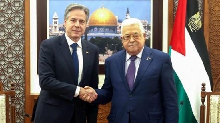 Guerre Israël - Gaza : Antony Blinken rencontre le président palestinien Mahmoud Abbas à Ramallah