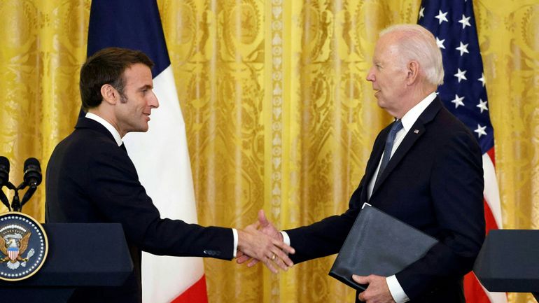 Joe Biden et Emmanuel Macron affichent une entente parfaite malgré les différends
