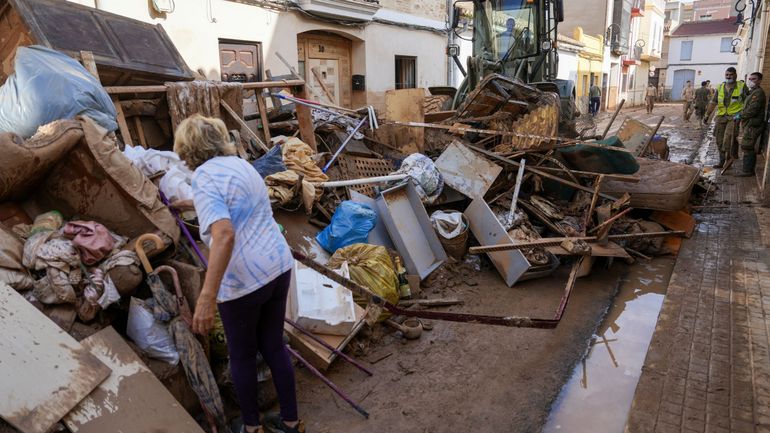 Inondations en Espagne : 89 personnes disparues, premier chiffre officiel communiqué par les autorités