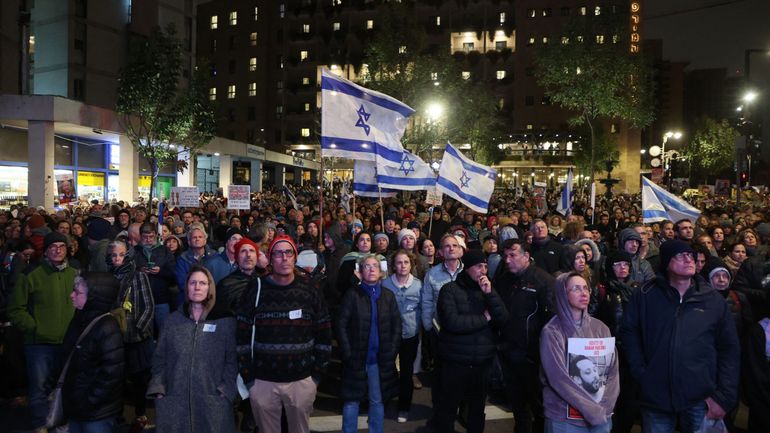 Guerre Israël - Gaza : nouvelles manifestations dans des villes israéliennes pour critiquer Benjamin Netanyahu