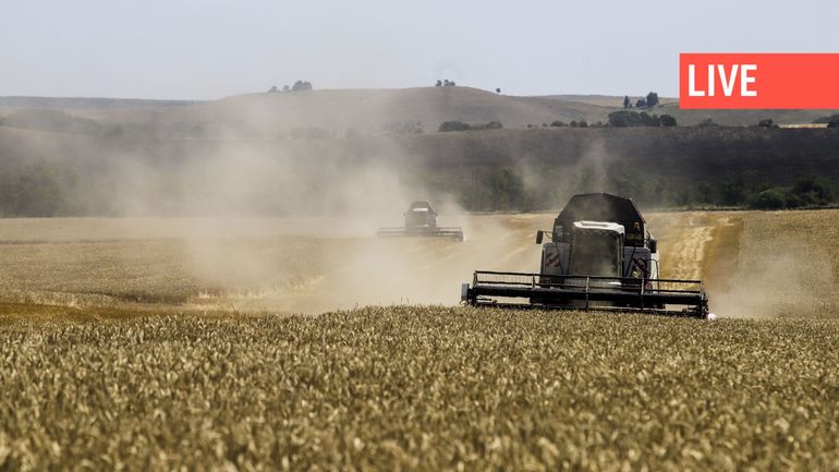 Direct - Guerre en Ukraine : l'Ukraine prête à maintenir ses exportations de céréales sans la Russie, selon Zelensky