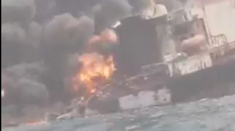 Nigeria : crainte d'une possible marée noire après un incendie sur un navire pétrolier
