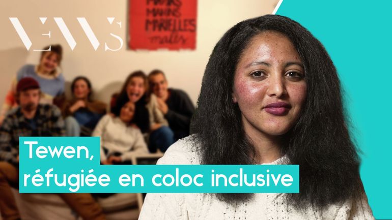 Tewen, jeune réfugiée érythréenne, a trouvé une colocation inclusive : 