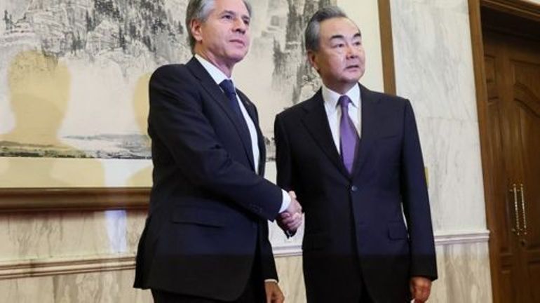 Blinken rencontre le chef de la diplomatie chinoise Wang Yi : 