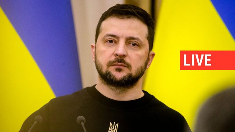 Direct - Guerre en Ukraine : Volodymyr Zelensky offre 
