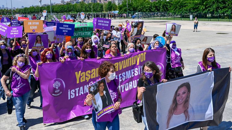 Turquie : un millier de femmes manifestent contre l'abandon de la Convention d'Istanbul
