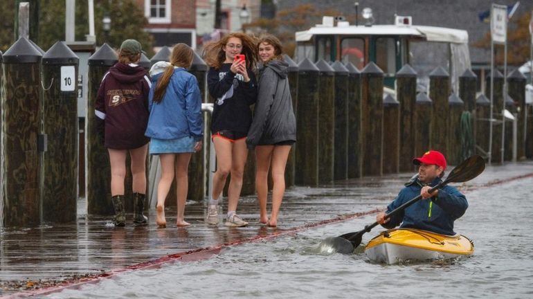 D'importantes inondations frappent la côte Est des Etats-Unis