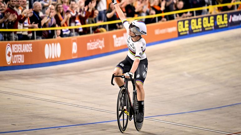 Deux médailles d’or en 30 minutes pour Lotte Kopecky aux championnats d’Europe de cyclisme sur piste