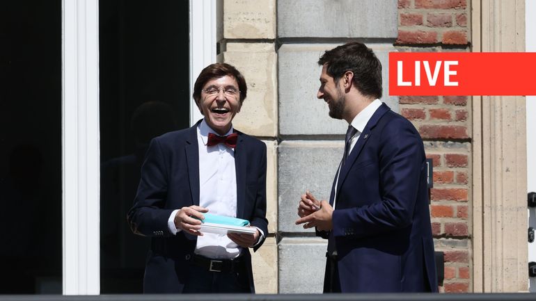 Direct - Accord MR-Engagés : passation de pouvoir entre Elio Di Rupo et Adrien Dolimont, la fin d'une ère à Namur