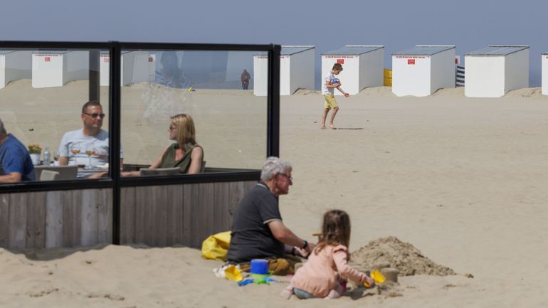 Le beau temps a attiré quelque 300.000 touristes à la mer le temps d'un week-end