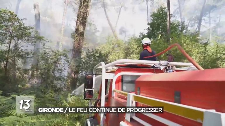 Les incendies progressent à toute vitesse dans le sud de la France : de nombreuses personnes évacuées, la dune du Pilat encerclée par les feux de forêts