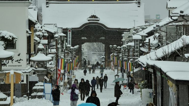 Japon : fortes chutes de neige et vague de froid exceptionnelle