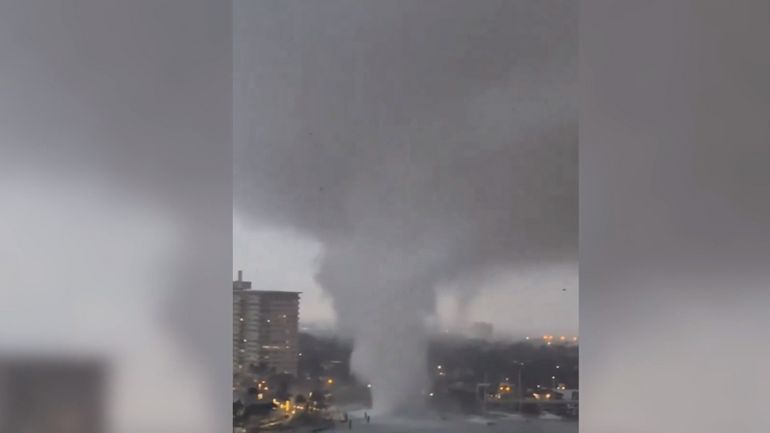 Les images spectaculaires de la tornade frappant Fort Lauderdale, en Floride