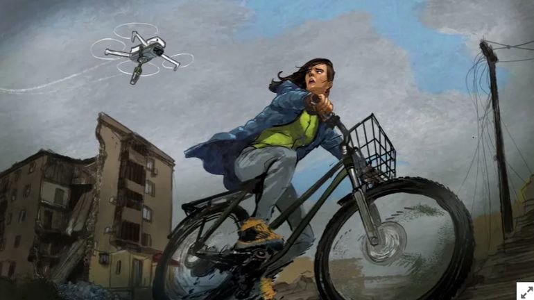Chasse à l'homme à Kherson en Ukraine : des civils ciblés par les drones russes