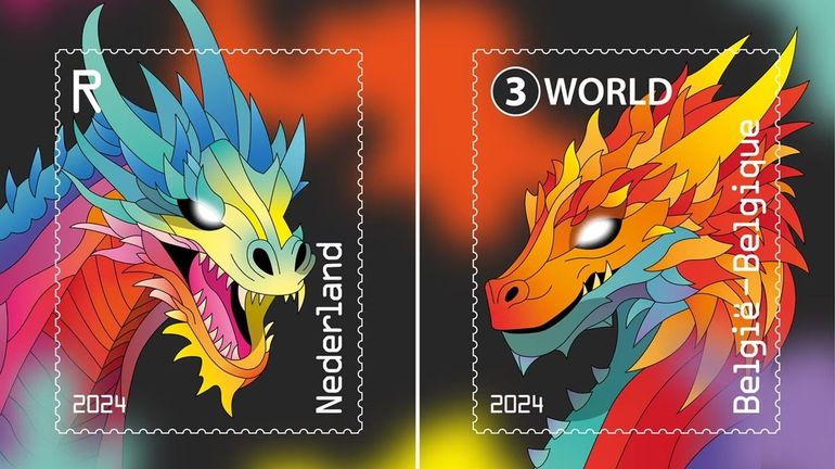 Numérique : un dragon ornera le premier timbre-poste crypto de Belgique