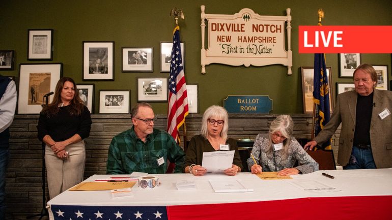 Direct - présidentielle américaine : un hameau du New Hampshire lance traditionnellement l'élection (et c'est égalité entre les candidats)