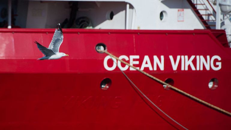 Le navire-ambulance Ocean Viking immobilisé 20 jours à Bari par les autorités italiennes