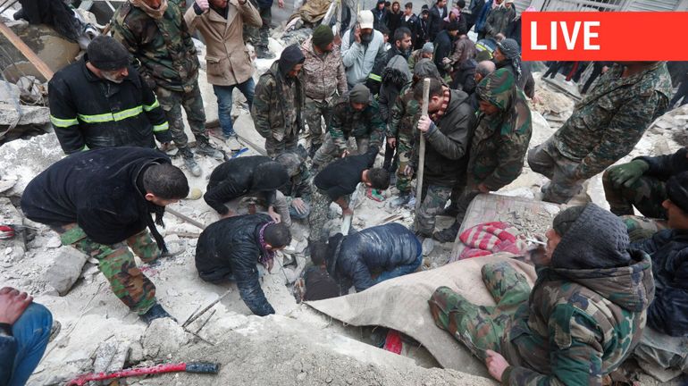 Direct - Séisme en Turquie et Syrie : plus de 7000 personnes sorties vivantes des décombres