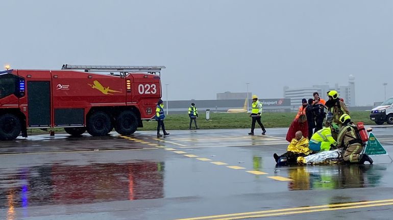 Crash entre un avion et un hélicoptère : l'aéroport de Bruxelles a testé son exercice catastrophe