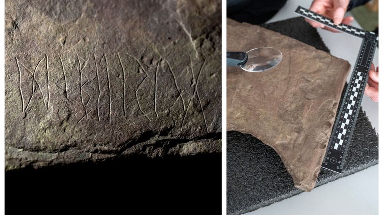 Archéologie : la plus vieille pierre en alphabet runique du monde a été découverte en Norvège