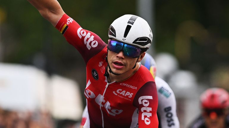 Arnaud De Lie poursuit sa belle moisson en remportant Paris-Chauny