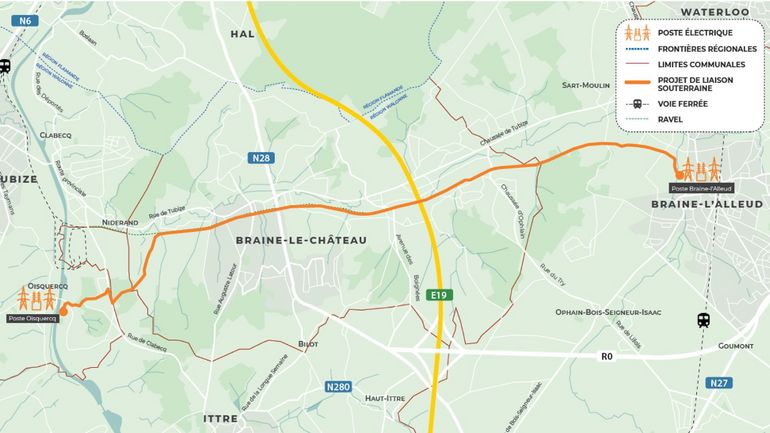 Braine-le-Château : le projet de ligne haute tension d'Elia temporairement enterré
