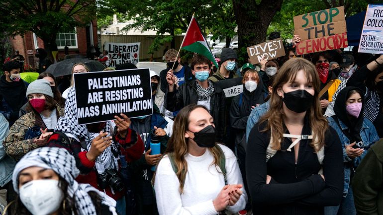 Des centaines de manifestants pro-palestiniens interpellés au cours du week-end, la Maison Blanche appelle à des manifestations 