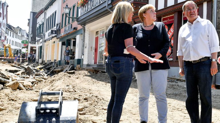 L'Allemagne va indemniser jusqu'à 80% des dommages subis par les victimes des inondations