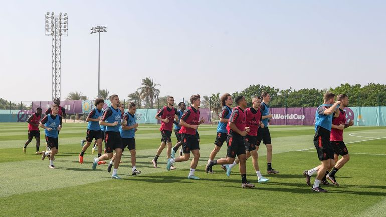 24 joueurs présents à l'entrainement des Diables Rouges, Meunier et Lukaku absents