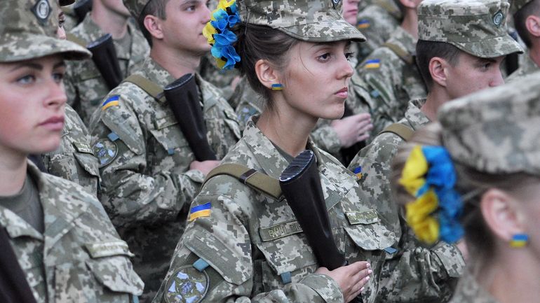 Guerre en Ukraine : l'armée ukrainienne compte 40.000 femmes dans ses rangs, dont 5.000 en première ligne