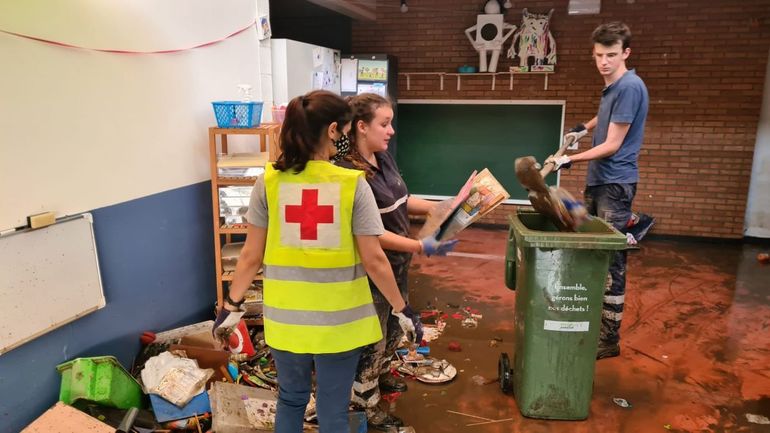 Inondations en Belgique : la Croix-Rouge exhorte à 