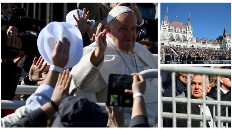 Visite du pape François en Hongrie : à Budapest, 50.000 fidèles assistent à une messe derrière le Parlement