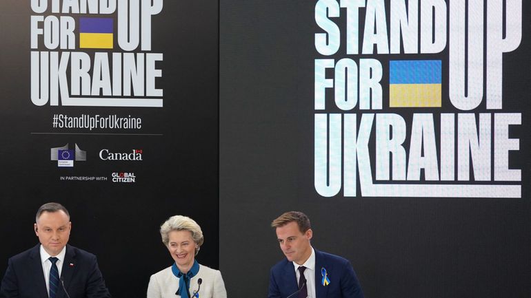 Guerre en Ukraine : plus de 10 milliards d'euros ont été récoltés grâce à une collecte de fonds mondiale