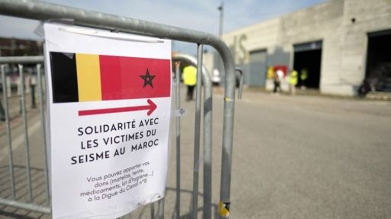 Séisme au Maroc : un millier de tonnes de dons déjà collectés au hub humanitaire d'Anderlecht