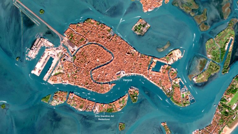 L'image satellite du jour : quand la restauration post-inondation de Venise prend vie depuis l'espace