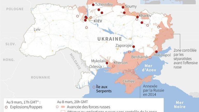 Guerre en Ukraine : indignation après le bombardement d'un hôpital pour enfants