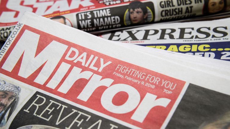 Plus de 400 emplois menacés chez l'éditeur des journaux Daily Mirror et Express