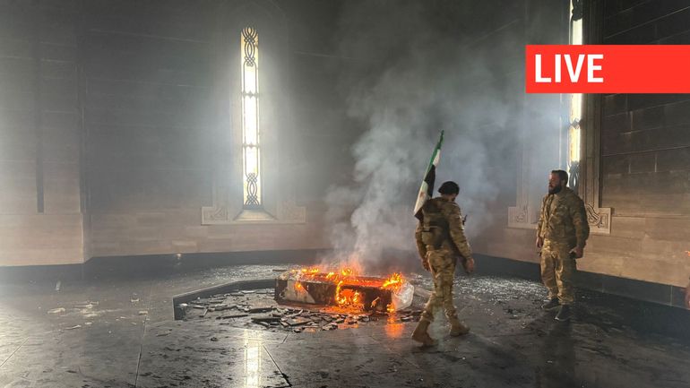 Direct - Syrie: le tombeau de l'ancien président Hafez al-Assad incendié
