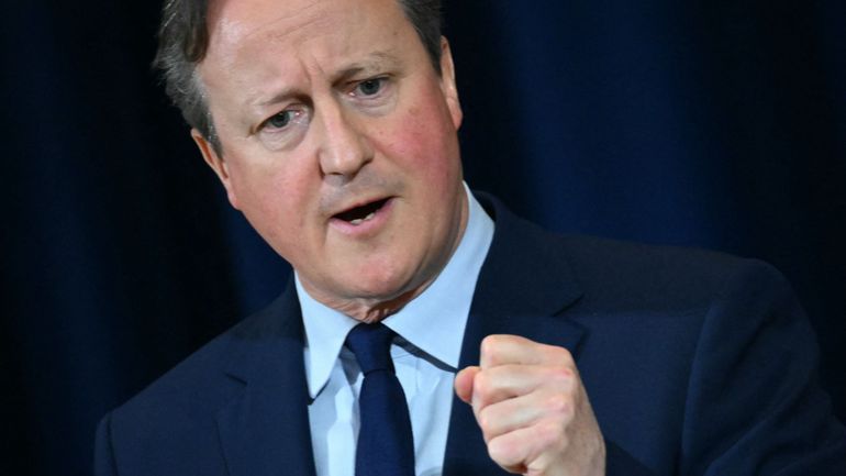Guerre Israël-Gaza : le Britannique David Cameron ne veut pas suspendre la vente d'armes à Israël