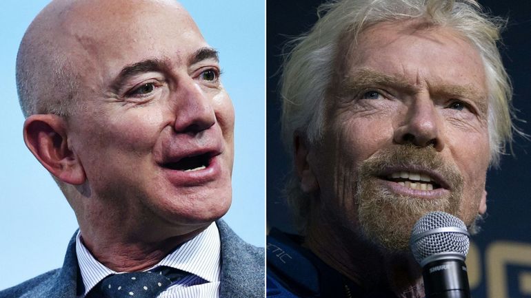Jeff Bezos et Richard Branson& L'espace, ce nouvel eldorado pour milliardaires